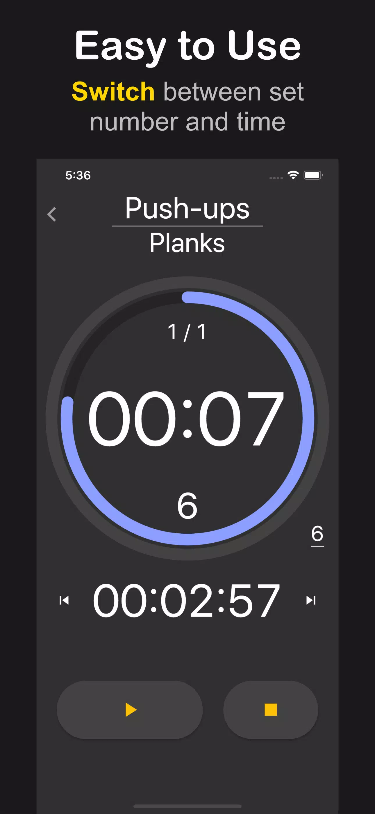 Interval Timer: Custom Workout