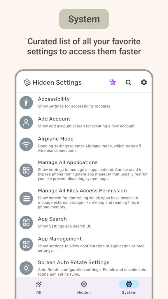 MIUI Hidden Settings