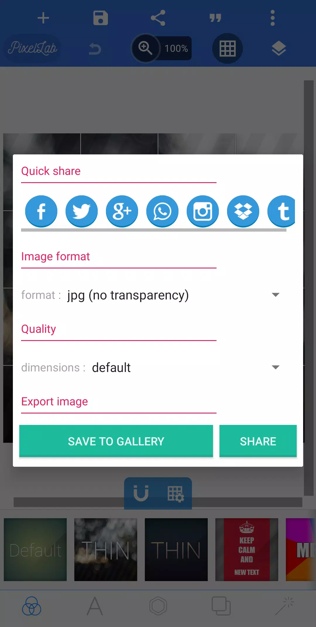 PixelLab - Text on pictures