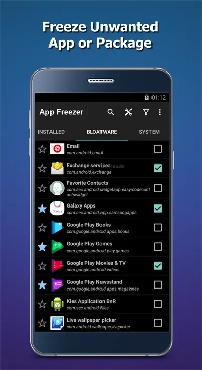 App Freezer