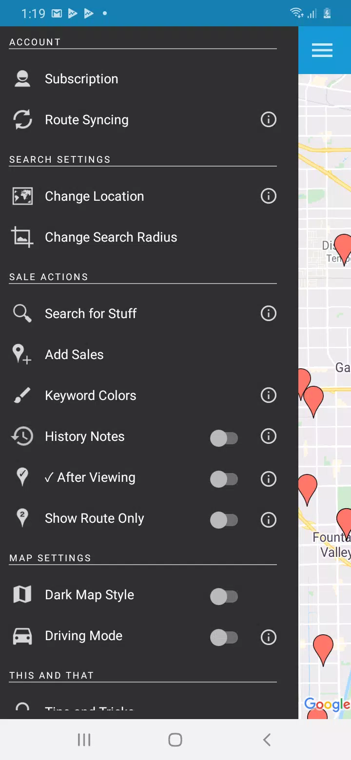 Yard Sale Treasure Map