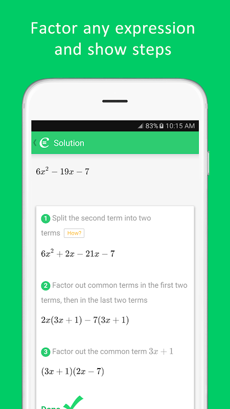 Cymath - Math Problem Solver 2.45