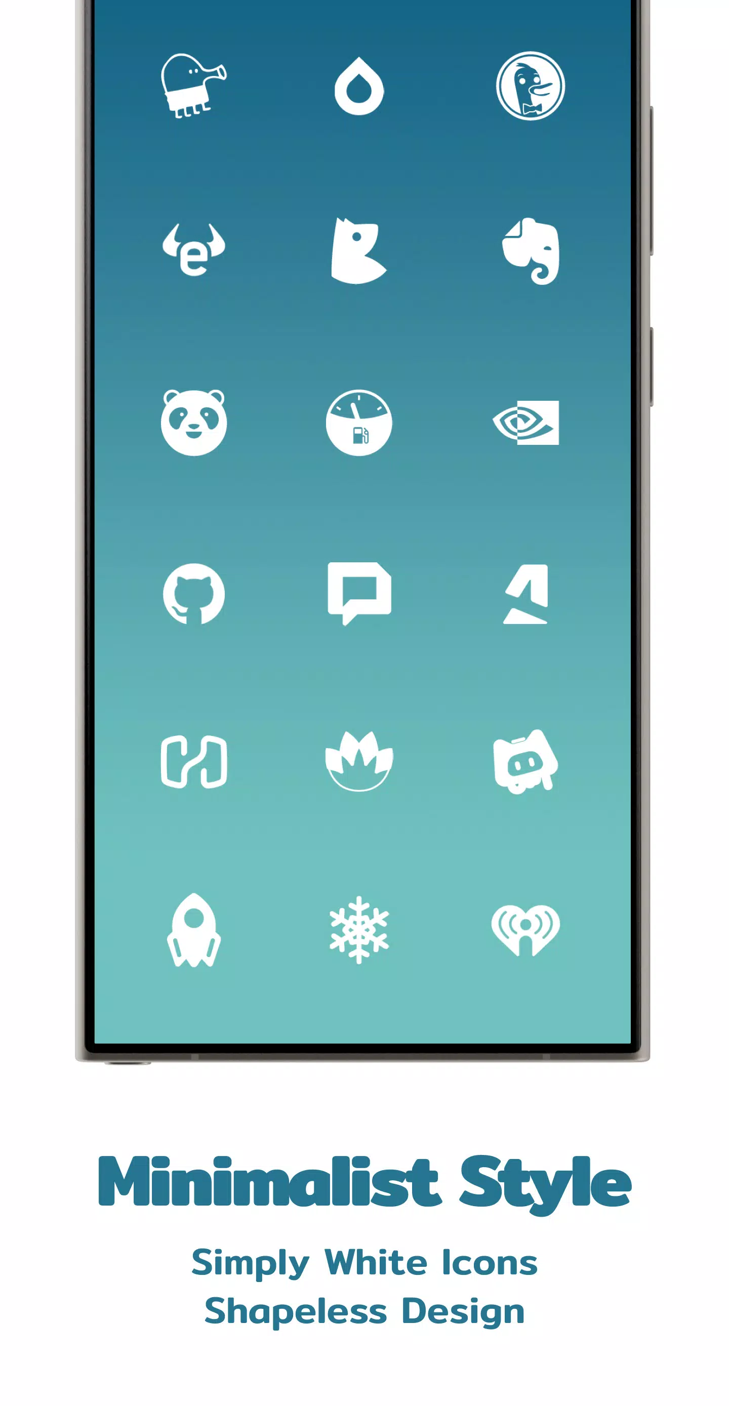 Simply Minimal White Icon Pack