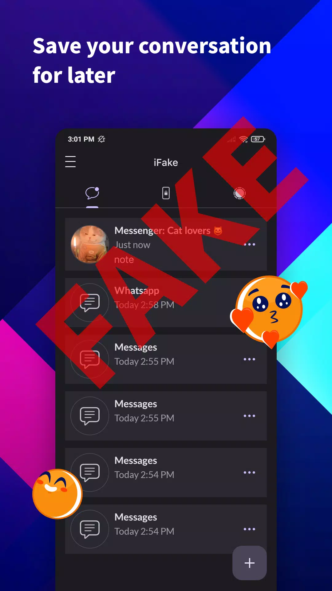 iFake:Fake Chat Messages