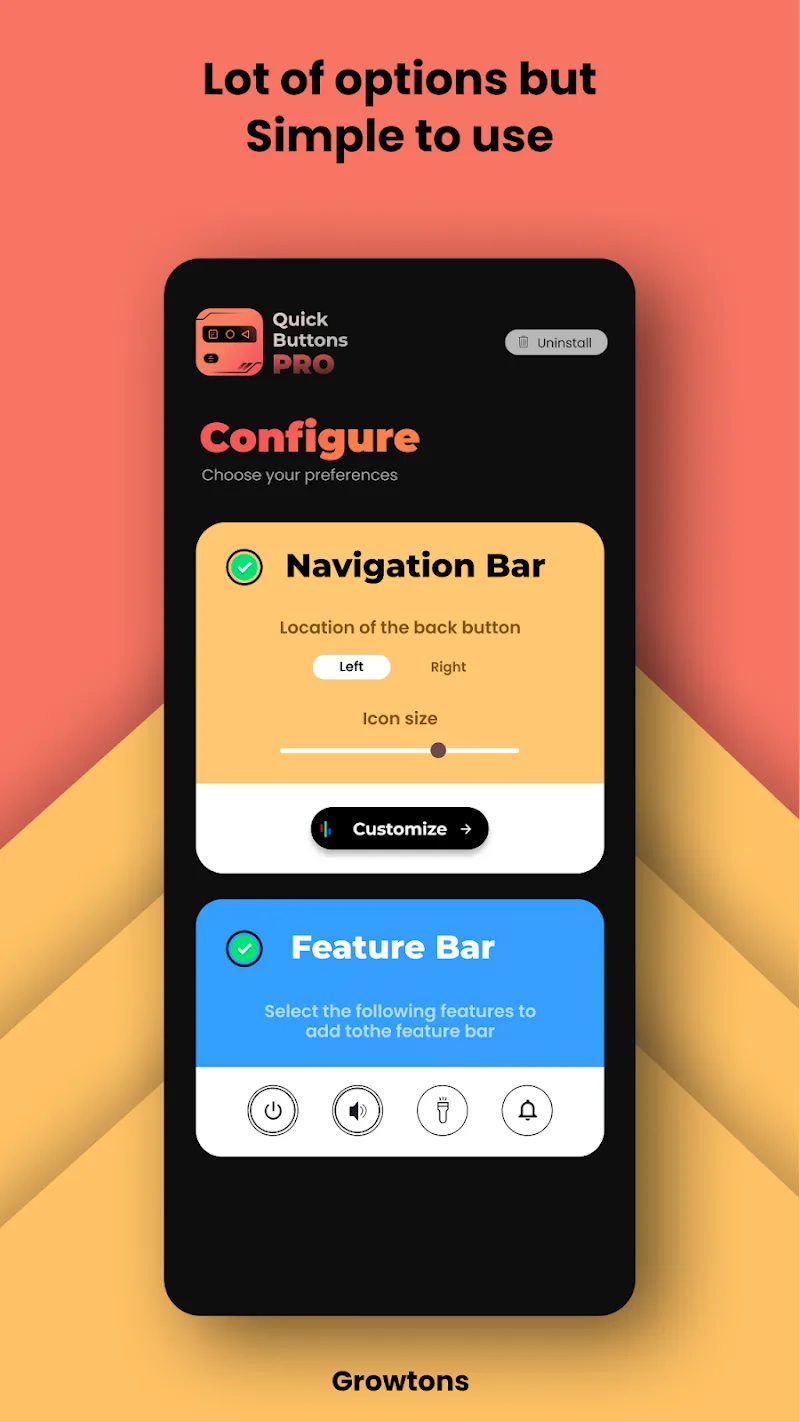 QuickButtonsPro Navigation Bar 1.4