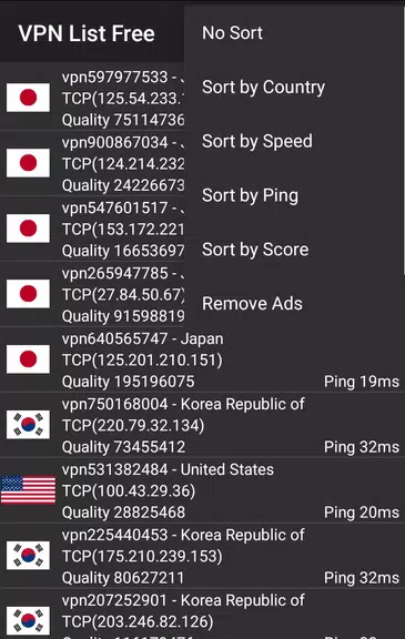 VPN List Free