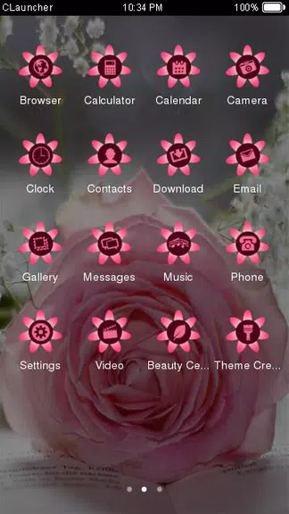 Pretty Pink Rose Theme Latest