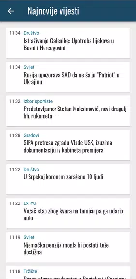 Nezavisne novine Latest