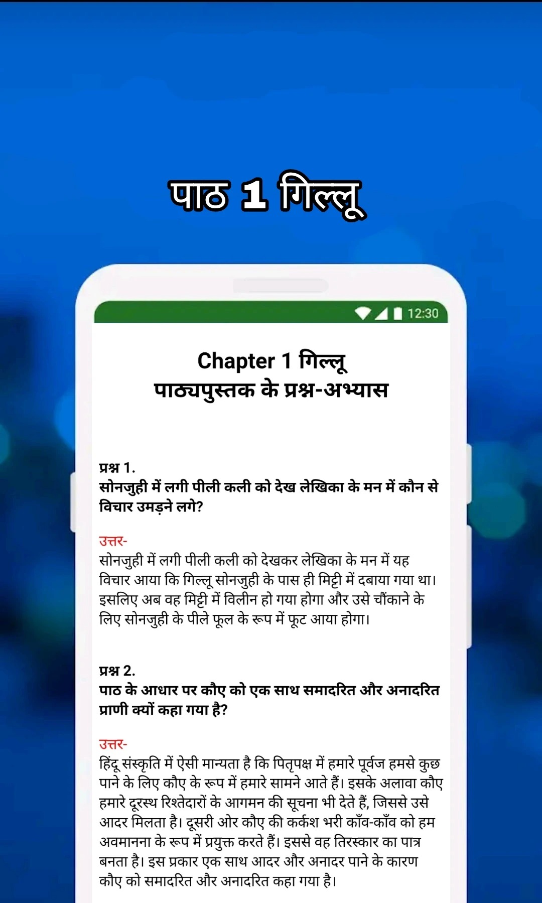 Class 9 Hindi Notes and MCQs