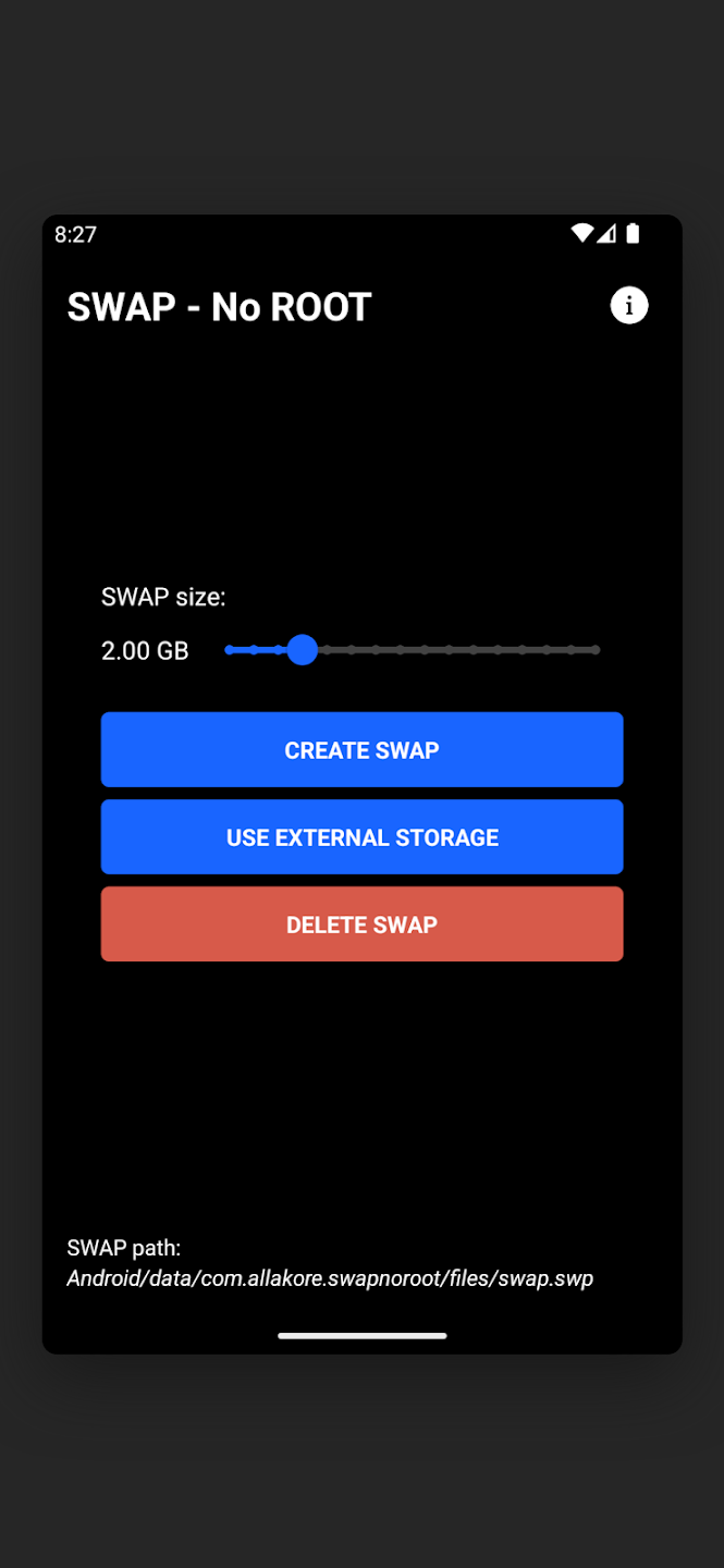 SWAP No ROOT