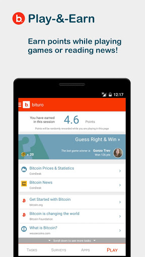 bituro - Rewards & Bitcoins