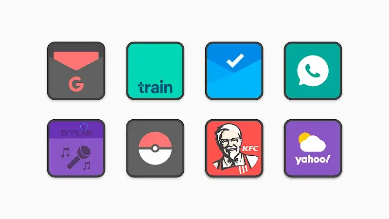 Flat Square – Icon Pack