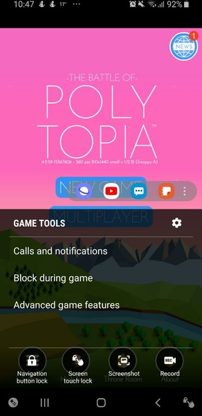Samsung Game Tools Samsung Game Tools