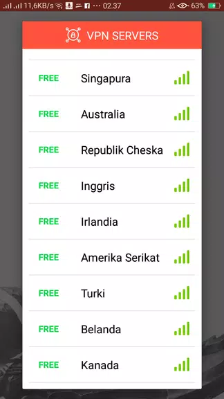 VPN Mobile Legend Rank
