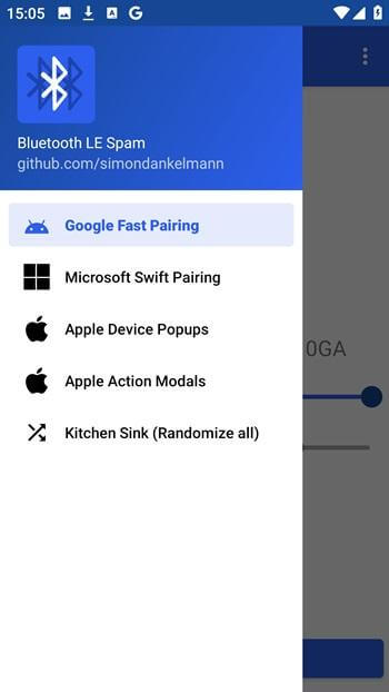 Bluetooth LE Spam