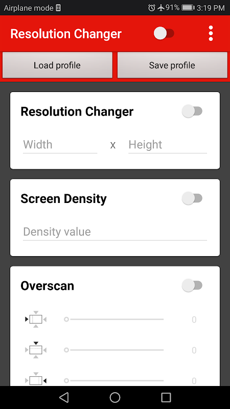 Screen Resolution Changer