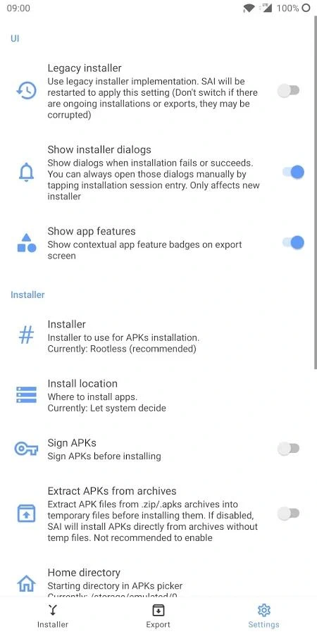Splits Installer