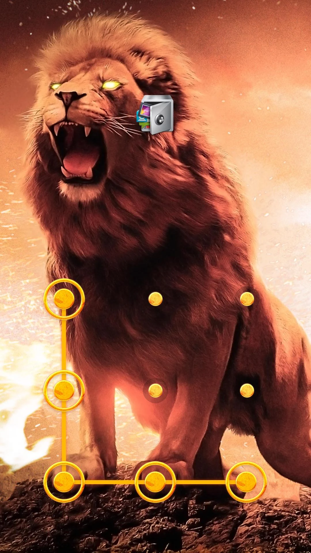 AppLock Live Theme Lion