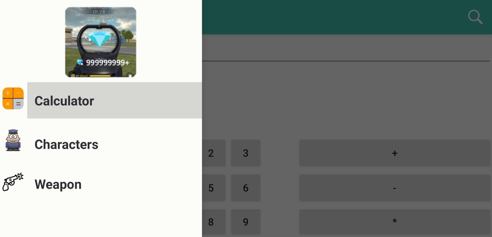 Diamond Calculator para Free Fire