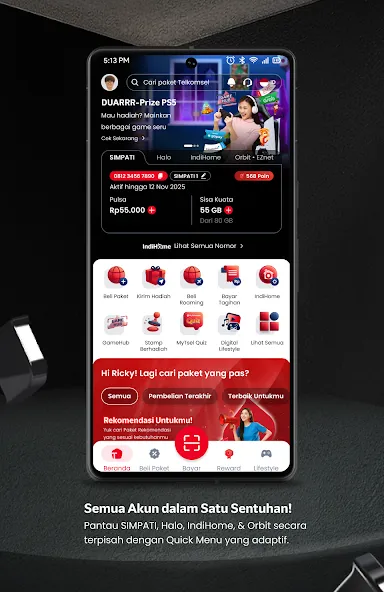 MyTelkomsel – Buy Internet