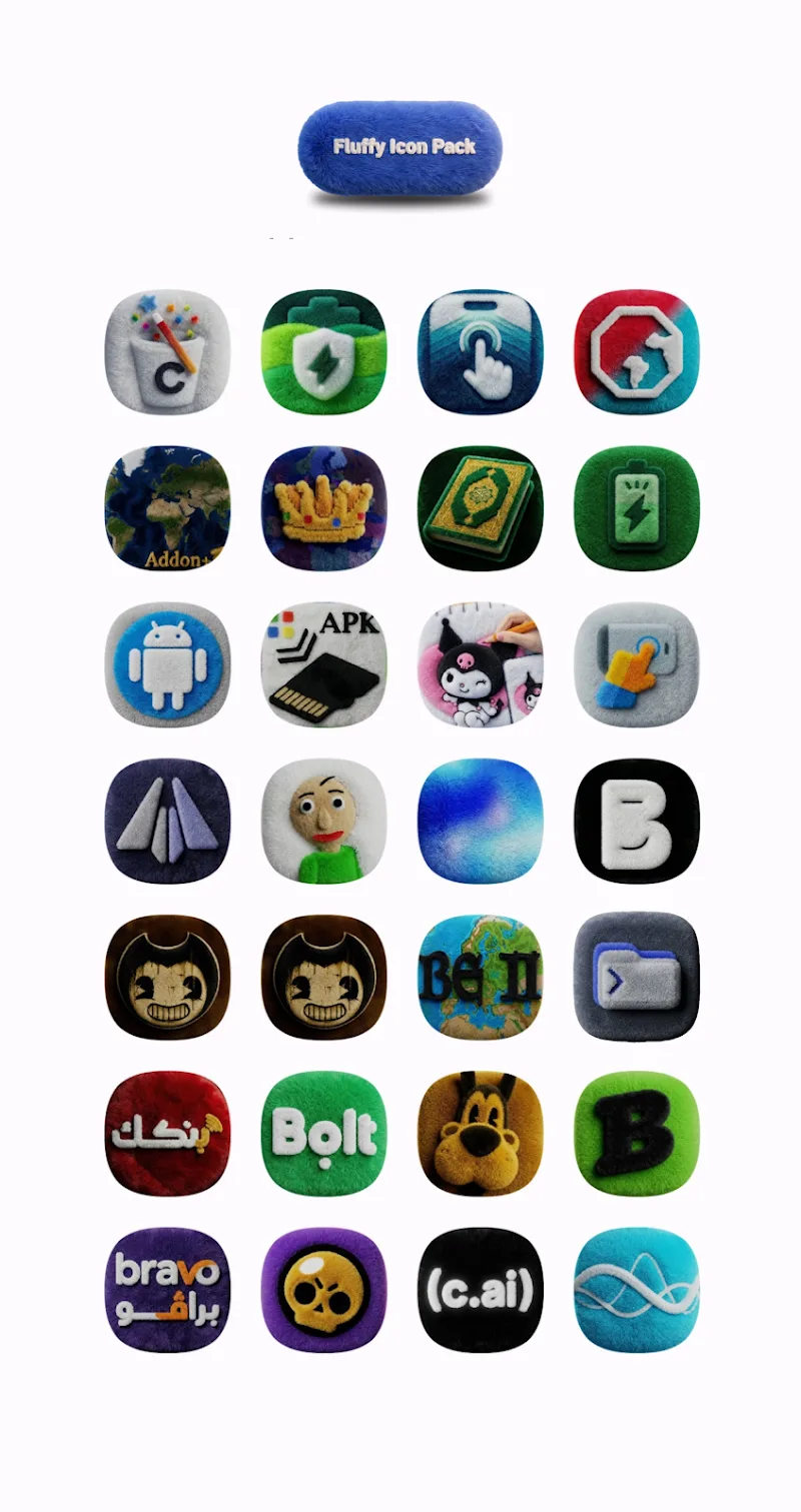 One UI Fluffy Icon Pack