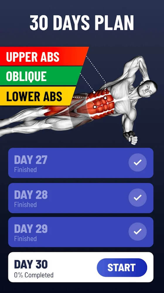 Six Pack in 30 Days - Abs Workout