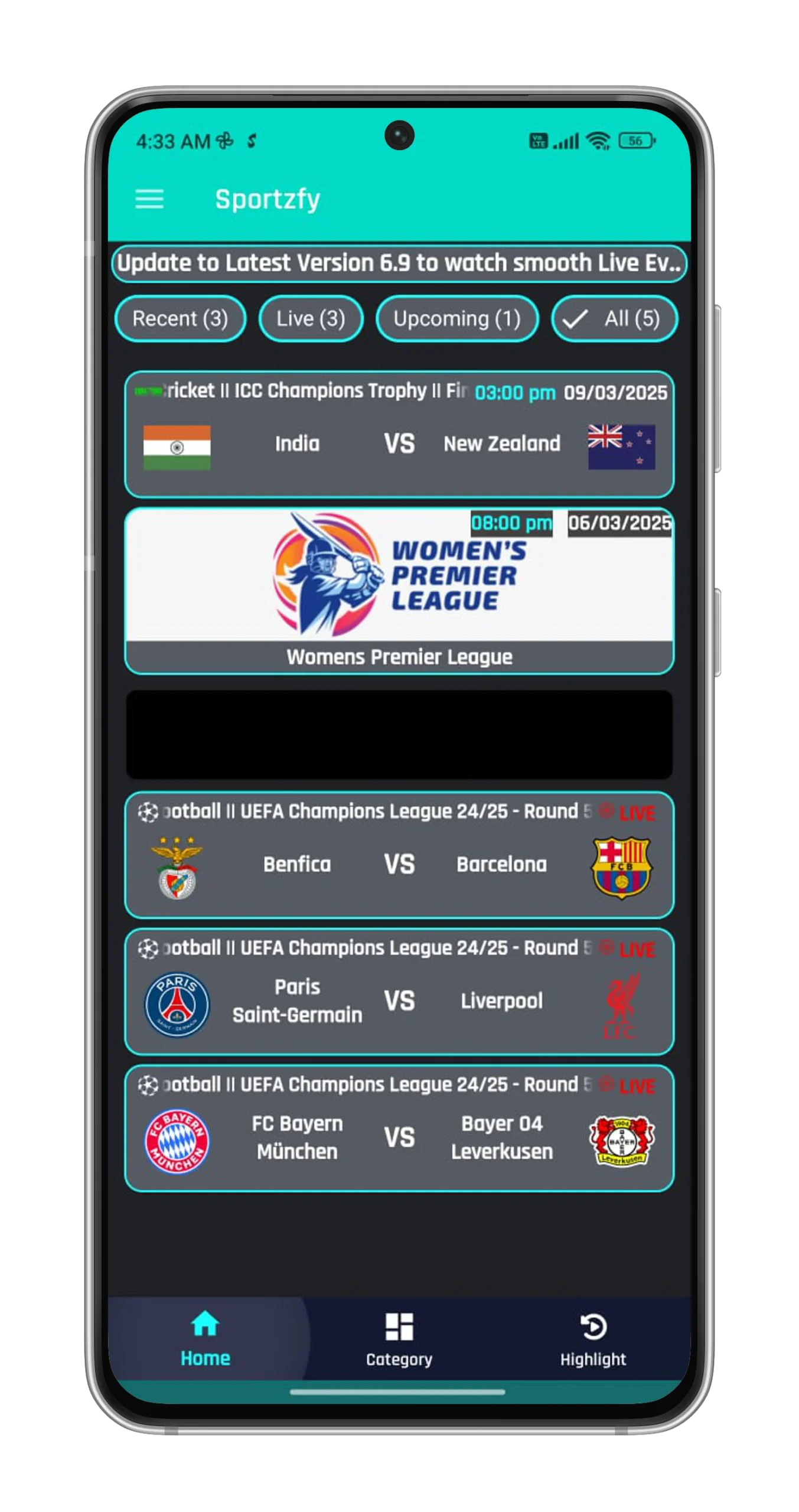 Sportzfy TV