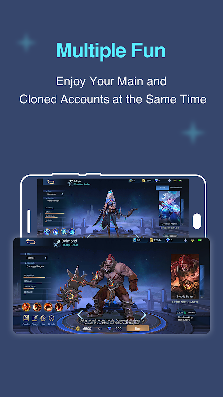 Multiple Accounts:Dual Space