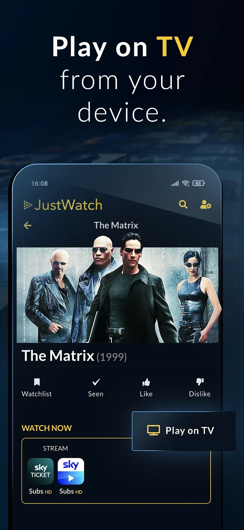 JustWatch – Streaming Guide