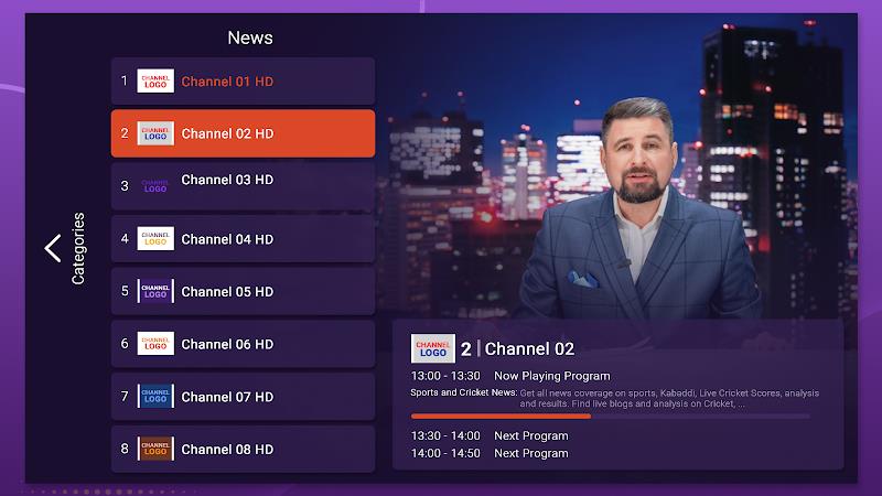 Purple Lite - IPTV Player Mod