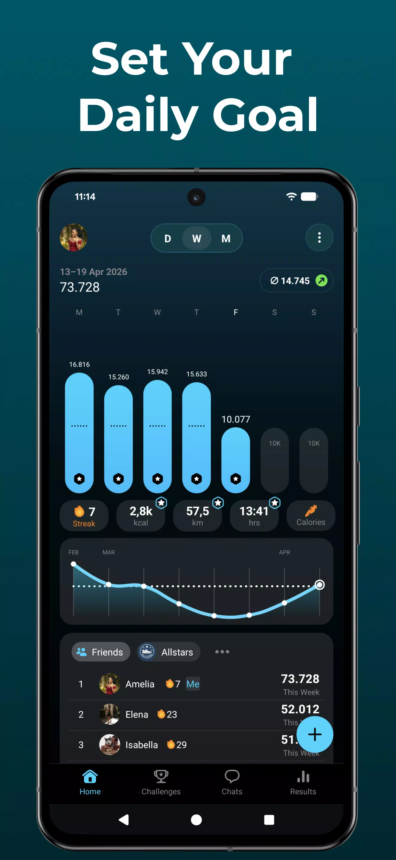 StepsApp Pedometer &amp; Step Counter