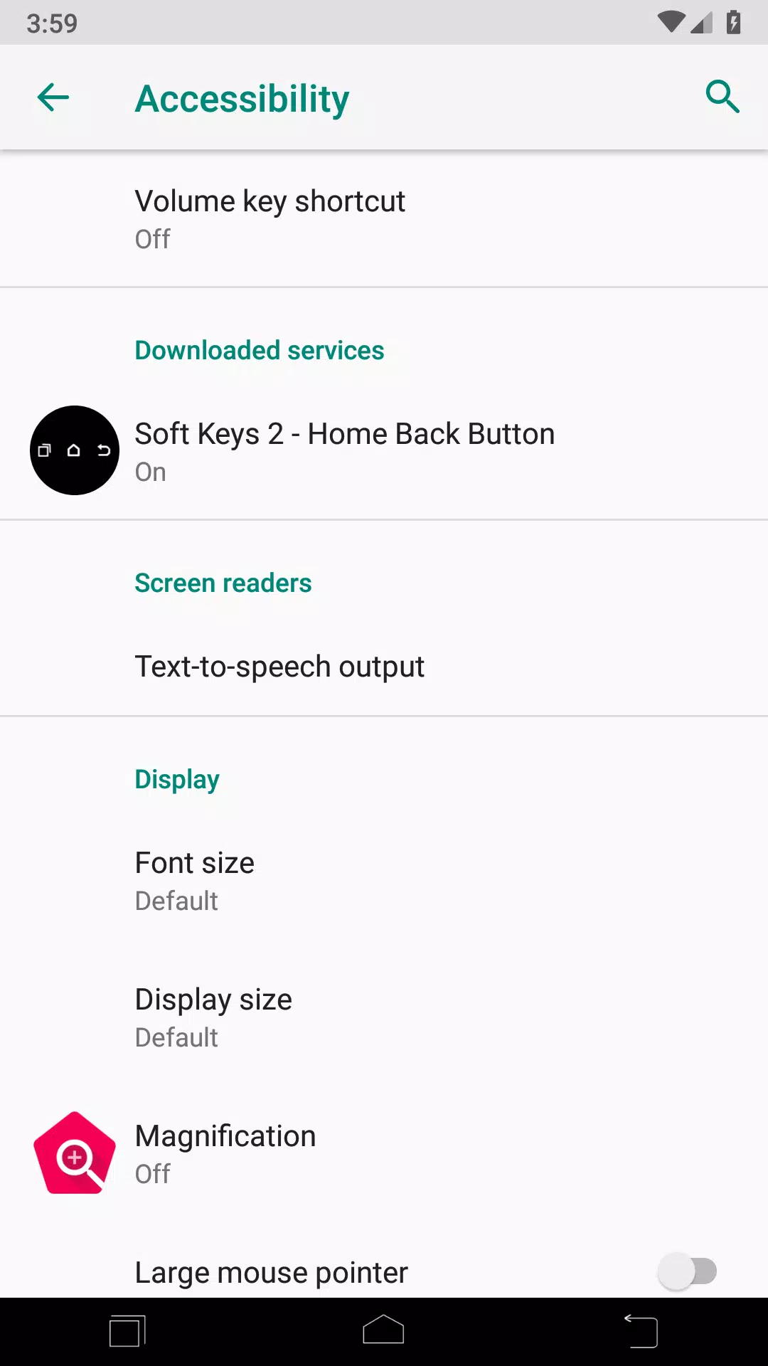 Soft Keys 2 - Home Back Button