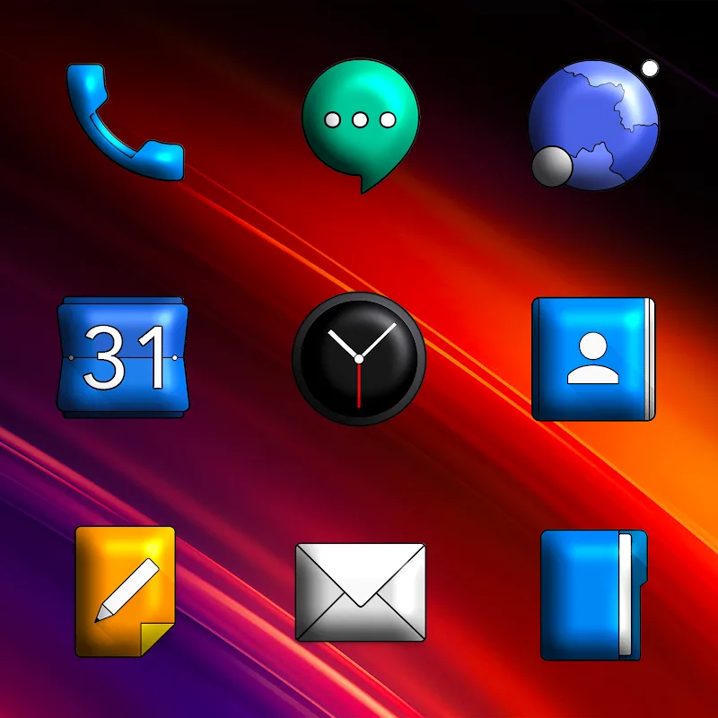 Oxigen 3D - Icon Pack