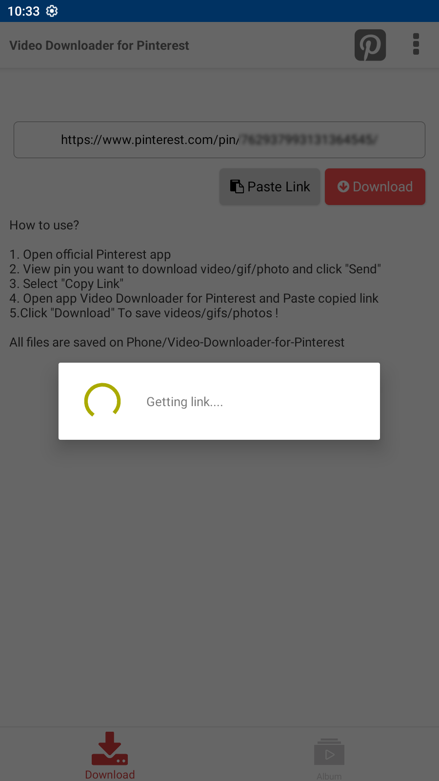 Video Downloader for Pinterest