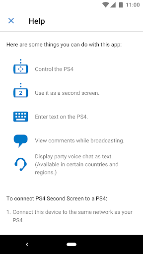 PS4 Second Screen