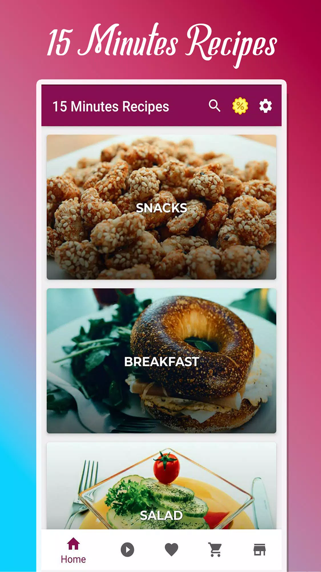 15 Minutes Recipes