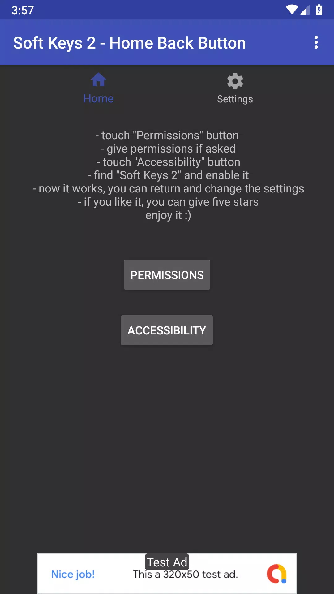 Soft Keys 2 - Home Back Button