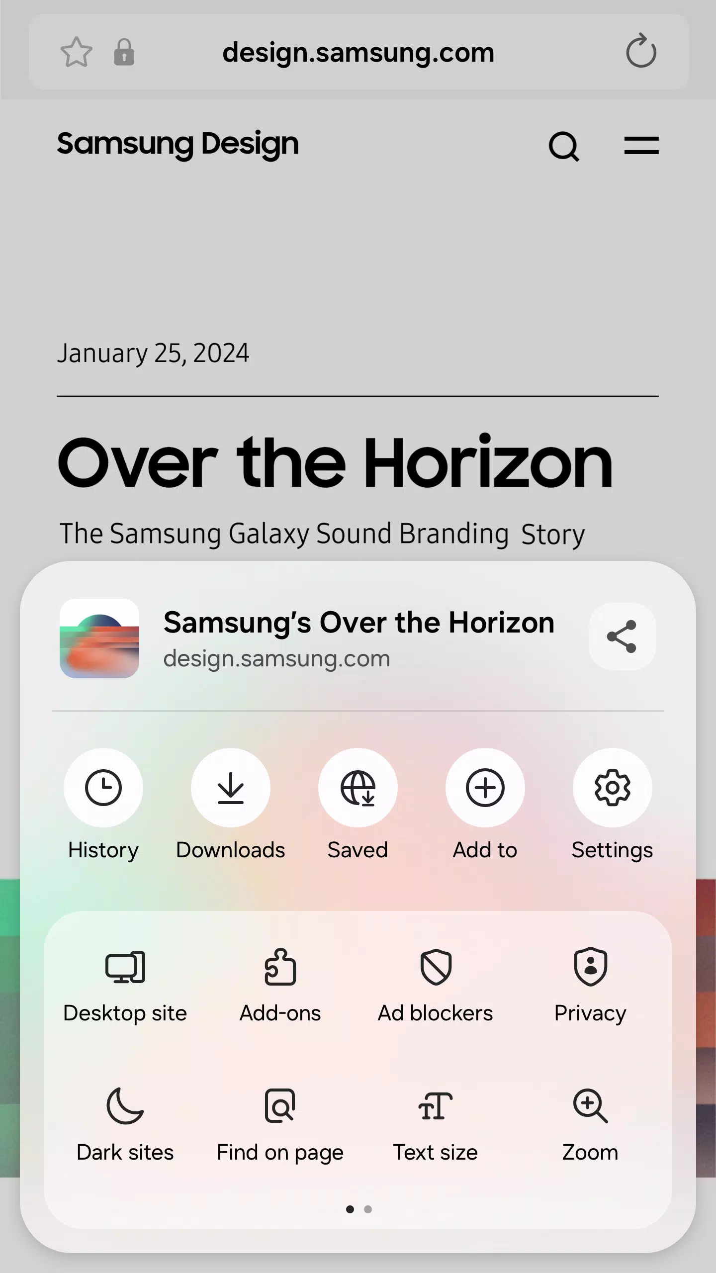 Samsung Internet Browser