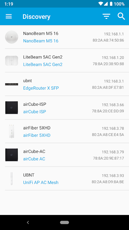 Ubiquiti Device Discovery Tool