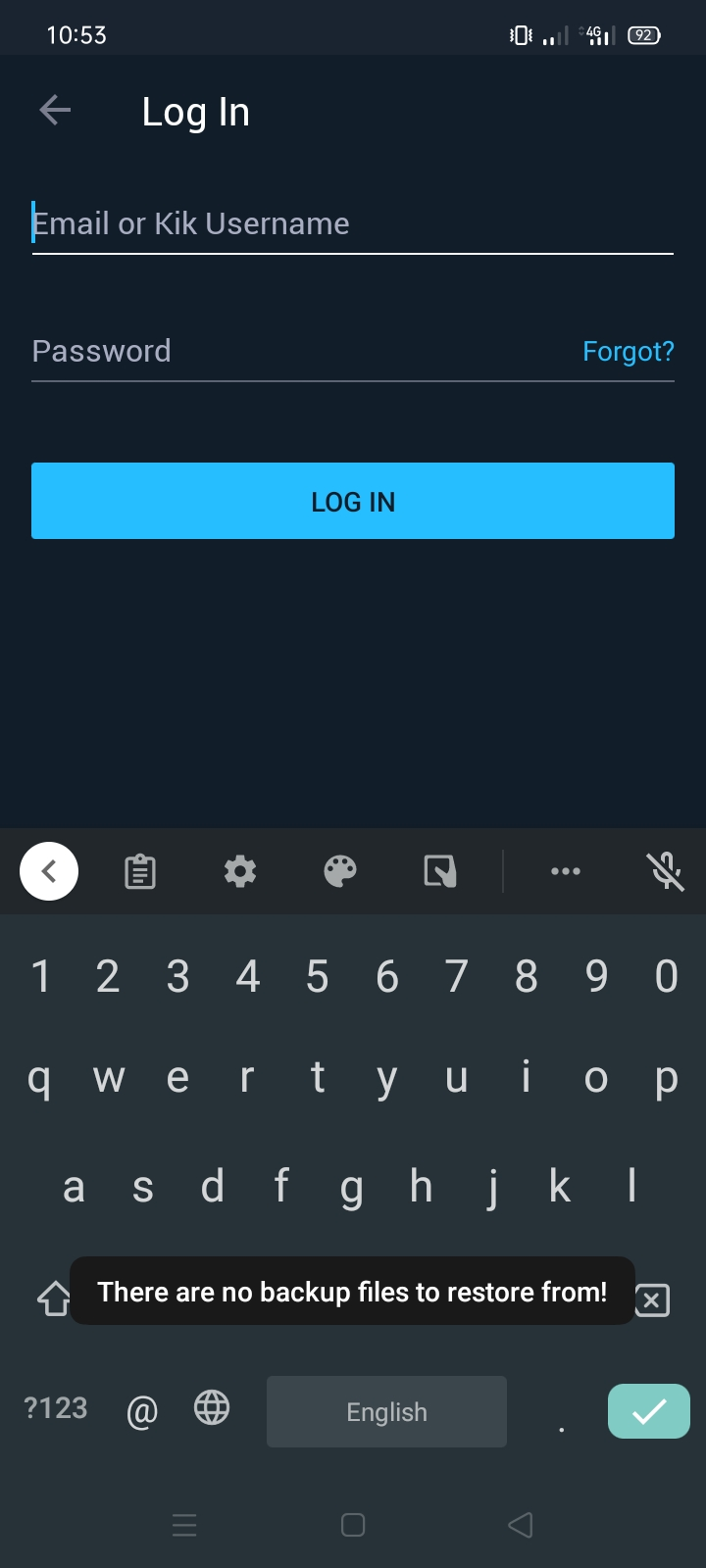 Blue Kik Blue Kik
