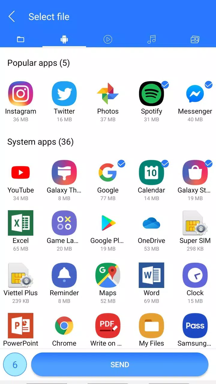 AnyShare - Share Files