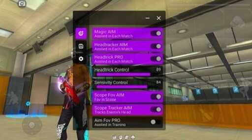 Painel Garena Menu