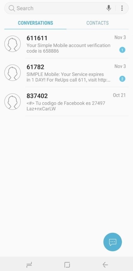 Samsung Messages