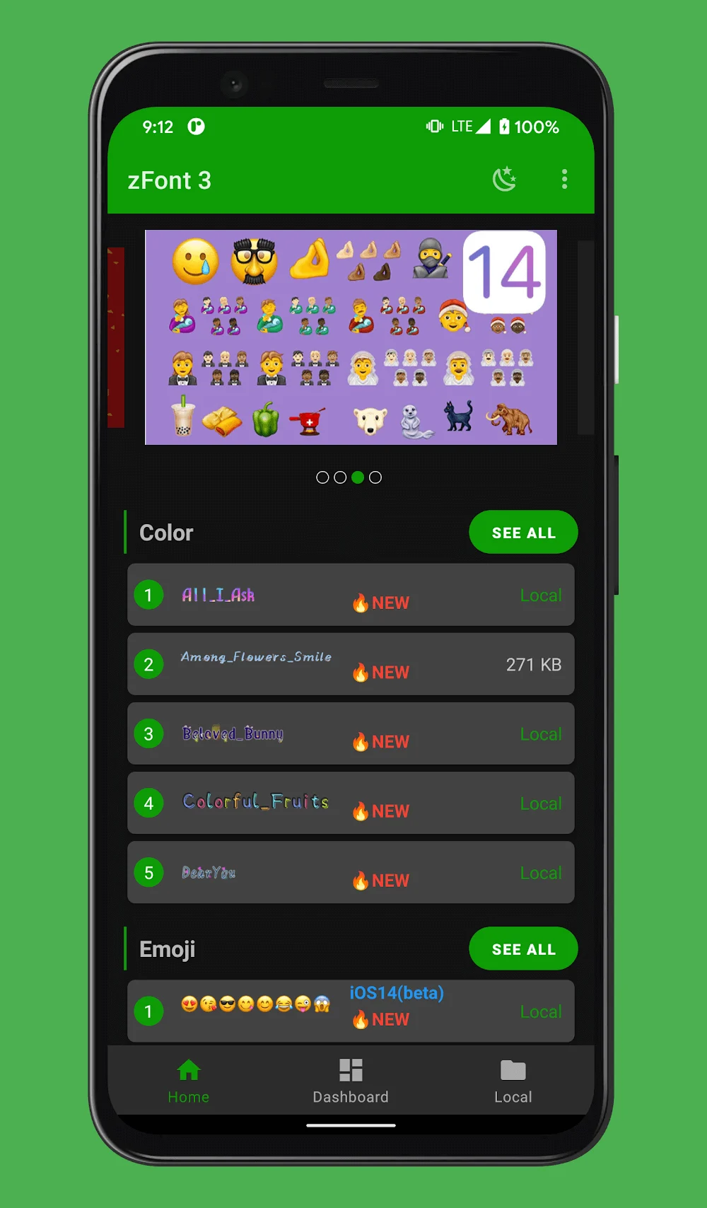 zFont 3 – Emoji &amp; Custom Font Changer