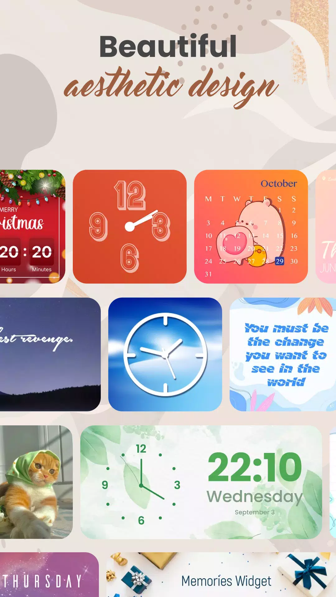 Aesthetic Widgets