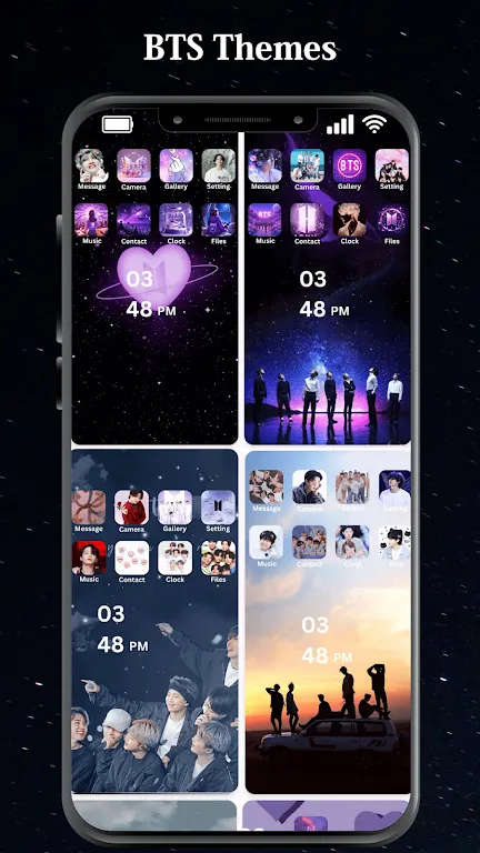 BTS Wallpaper Theme App Icons