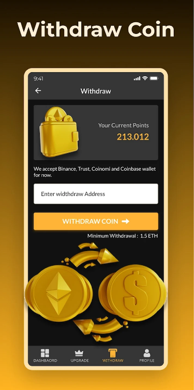 ETH Cloud Miner- Earn Ethereum