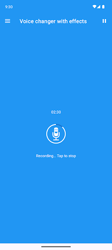 Voice changer with effects