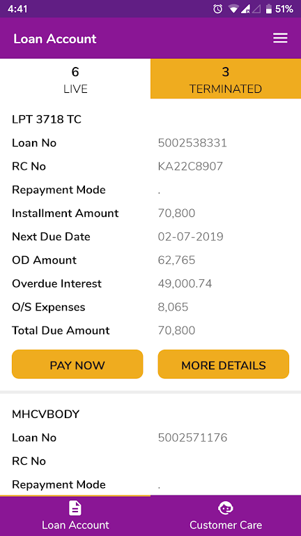 Tata Motors Finance - Customer