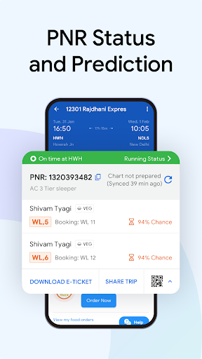ixigo Train Status Ticket Book